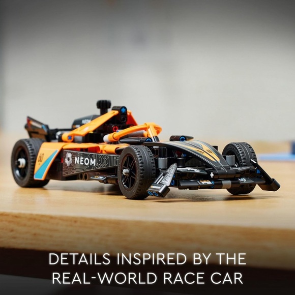 Amazon.com: Lego Technic McLaren Formula 1 Racing Car, Idea  NWT  Technic McLaren Formula 1 Car in Black and Orange